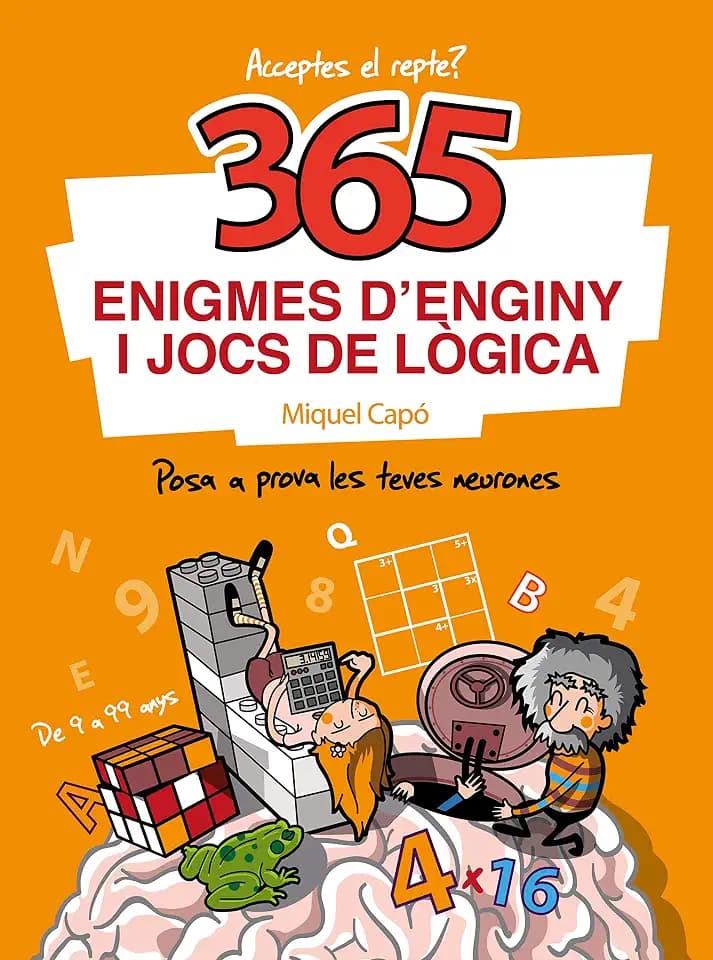 365 enigmes d'enginy i jocs de lògica: Enigmes i endevinalles per a nens i nenes (No ficción ilustrados)