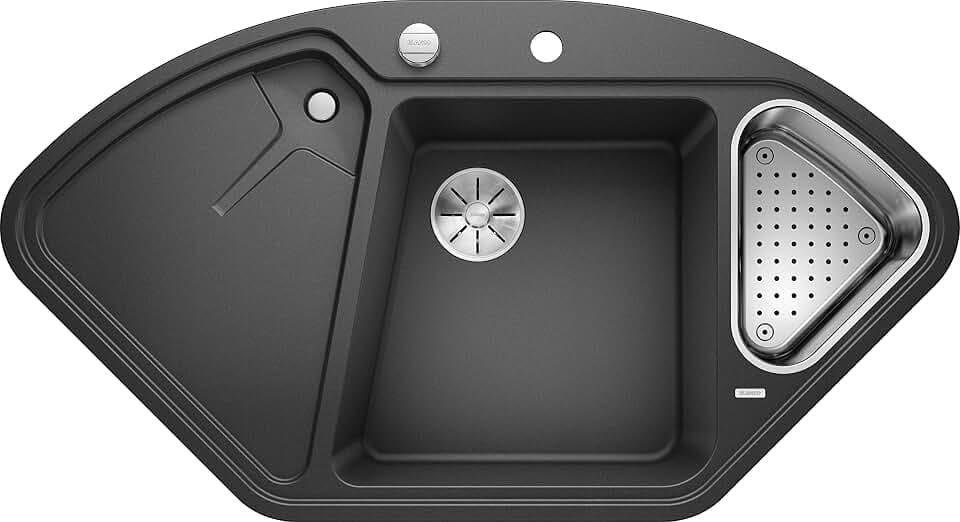 BLANCO DELTA II | Granitspüle aus SILGRANIT anthrazit
