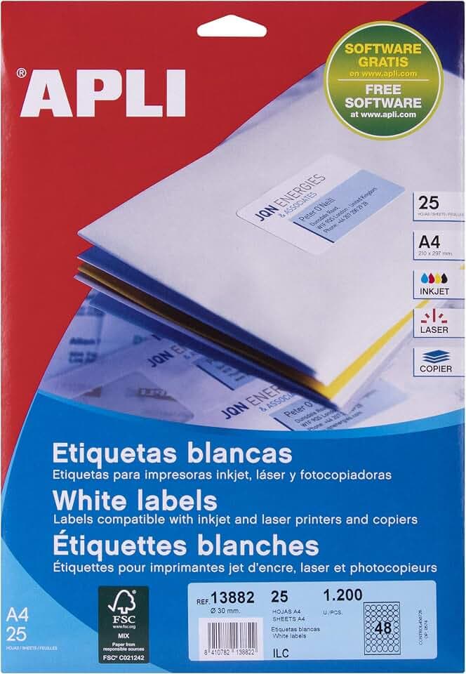 Apli 13882 – Blister mit Etiketten