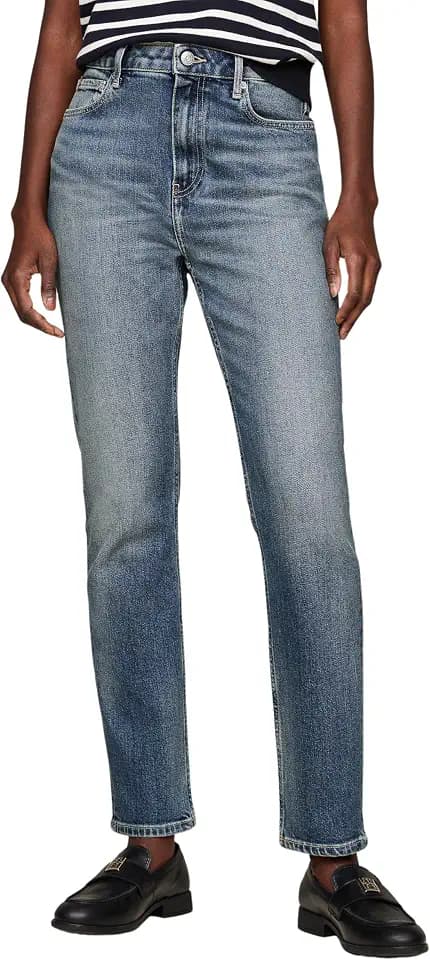 Tommy Hilfiger Damen Jeans Hose Cigarette Slim Fit