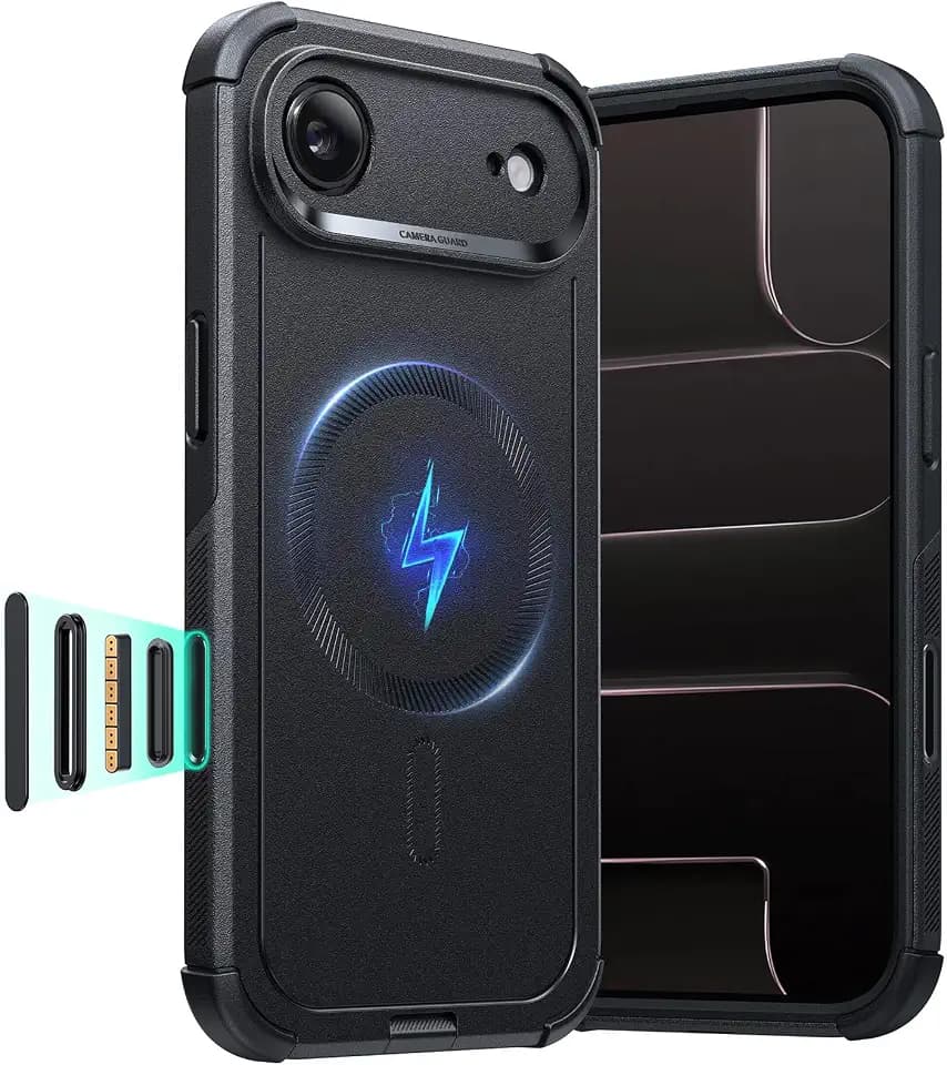 ESR Cyber Tough for iPhone Air Case, Black