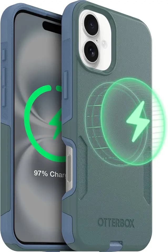 OtterBox iPhone 16 Plus – Commuter Series MagSafe Case - Saltwater Breeze