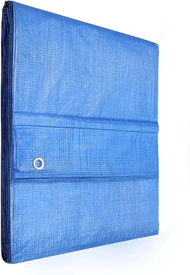 KOTARBAU® Plane 60 g/m2, Abdeckplane wasserdicht 6x8 m, Blau