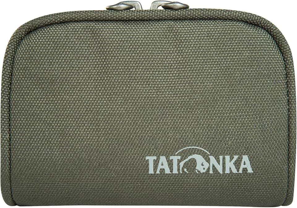 Tatonka Plain Wallet RFID Block - Kleine Geldbörse mit RFID-Blocker - TÜV geprüft - Münzfach, Fächer für Kreditkarten