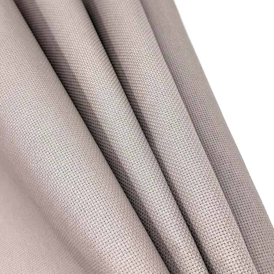 Aida Cloth 14 Count Cross Stitch Fabric Cross Stitch Aida Cloth for Embroidery and Needlework (Light Coffee Color, 30 * 39inch)