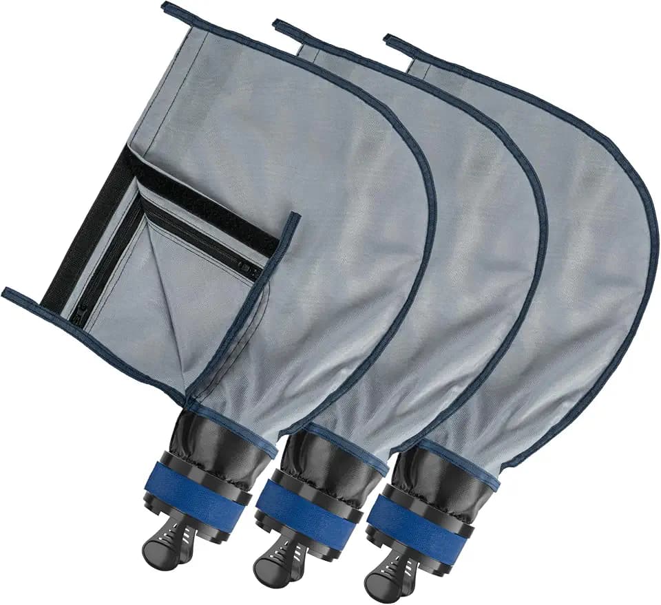 3 Pack 3900 Sport and P39 Pool Cleaner Bags,Double Chamber Pull-Tape Design