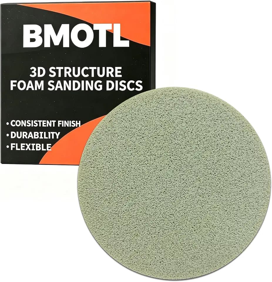 3 Inch Foam Hook & Loop Sanding Discs, 12Pcs 3000 Grit
