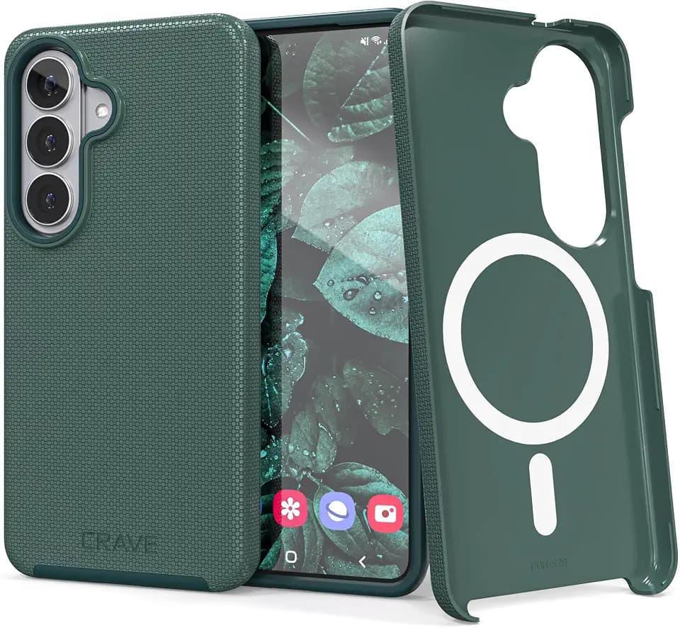 Crave Dual Guard for Samsung Galaxy S26 Case with MagSafe - Forest Green