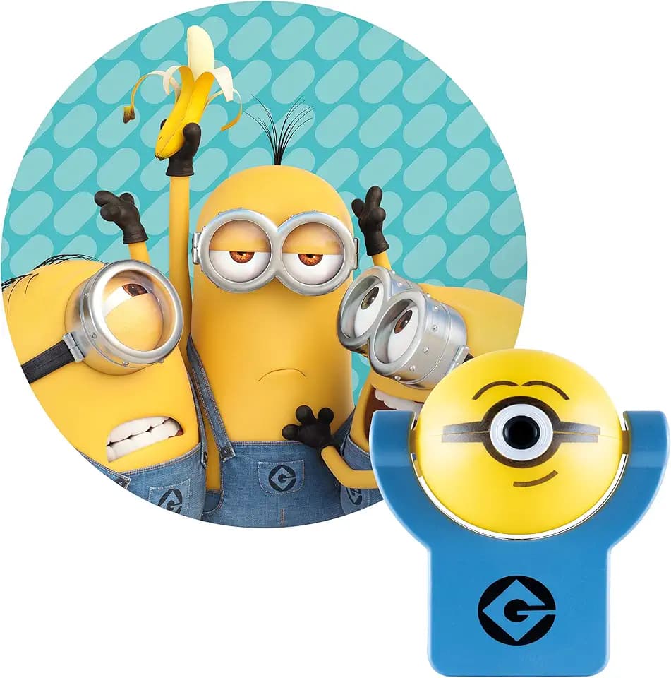 Projectables Minions Projector Night Light for Kids Plug in, Despicable Me