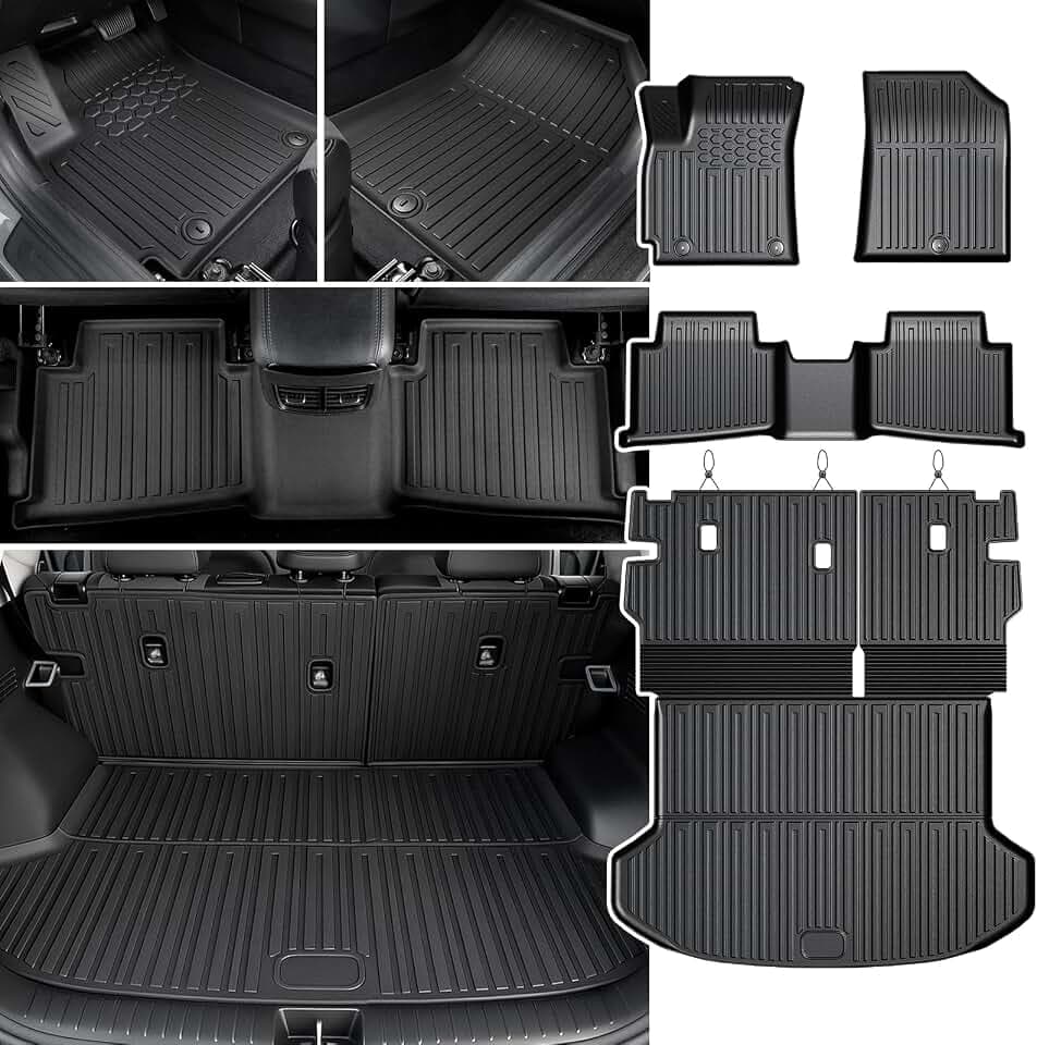 Floor Mats for Kia Seltos 2024-2026 w/o Subwoofer, with Cargo Mat