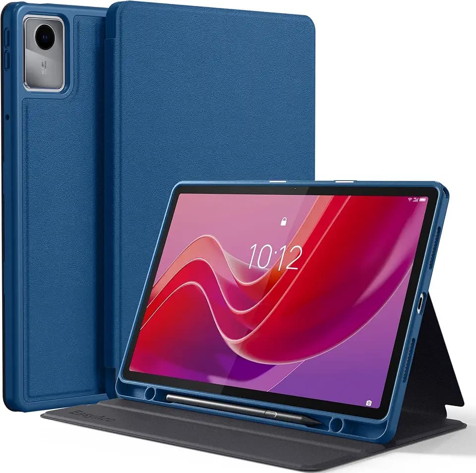 EasyAcc Hülle Book Cover für Lenovo Tab M11 TB330 2024 mit Stifhalter