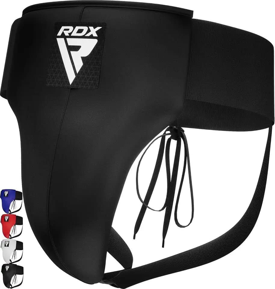 RDX Groin Protector for Boxing, Muay Thai, Kickboxing and MMA Training, Maya Hide Leather Abdo Gear for Martial Arts , SATRA Approved Abdominal Guard for Karate and Taekwondo