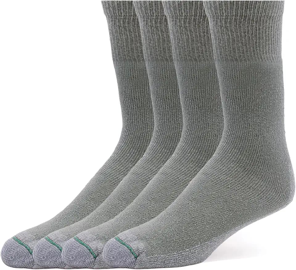 Burlington Men's Cushioned Work Boot Sock 4 Pair Pack