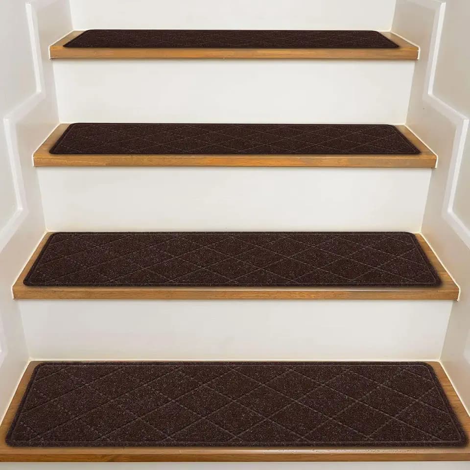 KOOTETA Stair Treads for Wooden Steps Indoor, 15 Pack 8" X 30" Non Slip