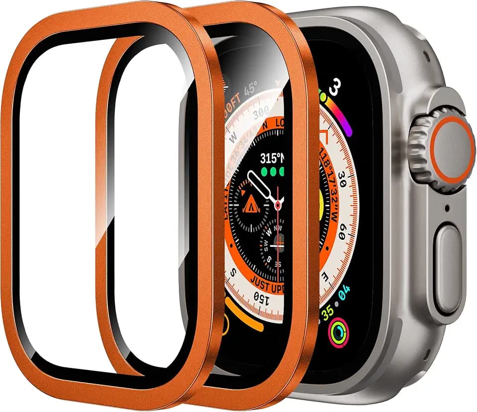WSKEN for Apple Watch Ultra 4/3/2/1 Screen Protector - Touch Sensitive