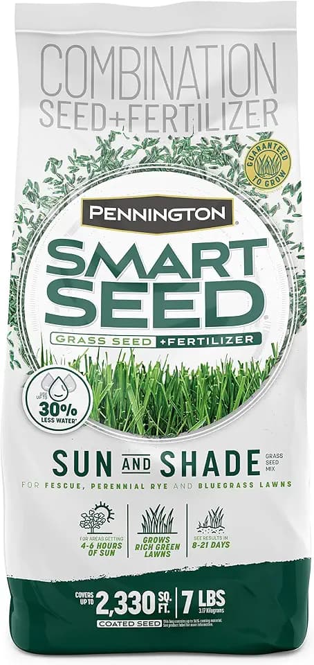 Pennington Smart Seed Sun and Shade Mix North Grass Seed, 7 lb