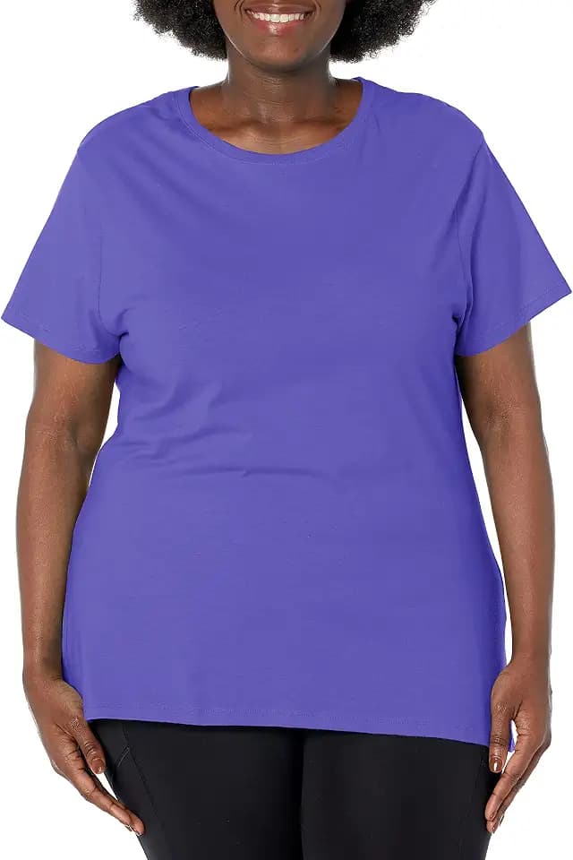 Hanes Women's T-Shirt - Just My Size Cotton Tee - Plus Size Tee