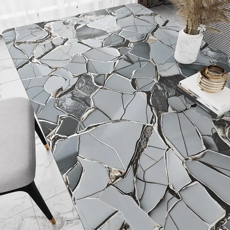 HotDector Grey White Contact Paper for Countertops Peel and Stick Waterproof Grey Marble Contact Paper for Kitchen Bathroom 15.8 X 118 Self Adhesive Removable Vinyl Contact Paper for Backsplash