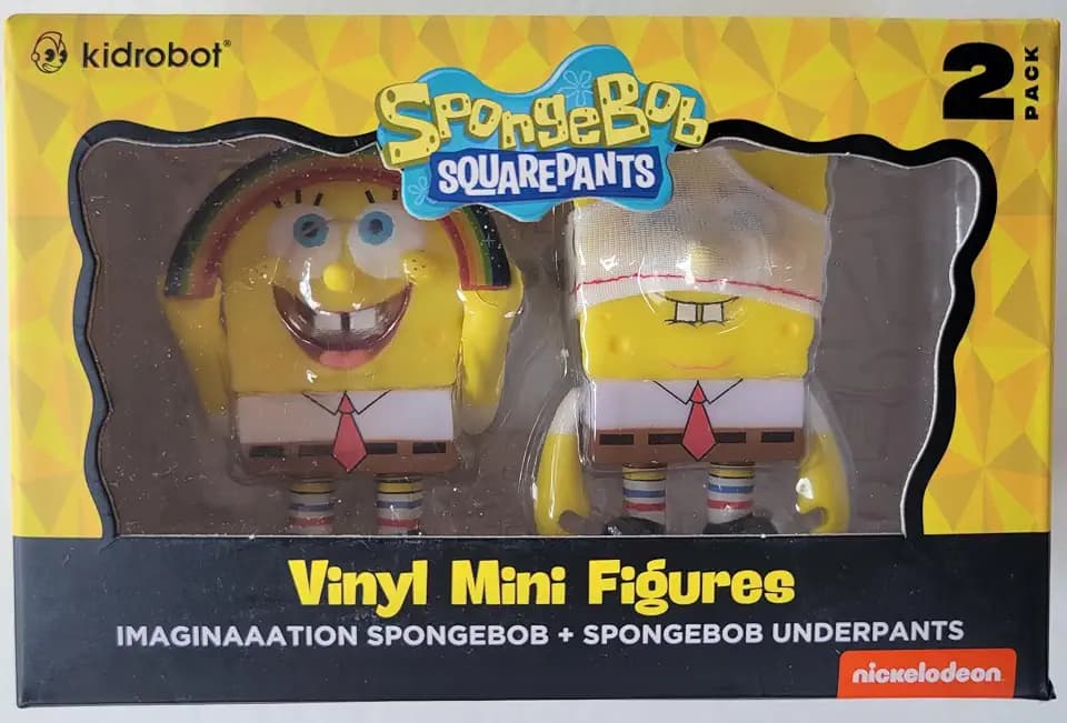 Vinyl Figure 2-Pack: Imaginaaation SpongeBob & SpongeBob UnderPants by Kidrobot