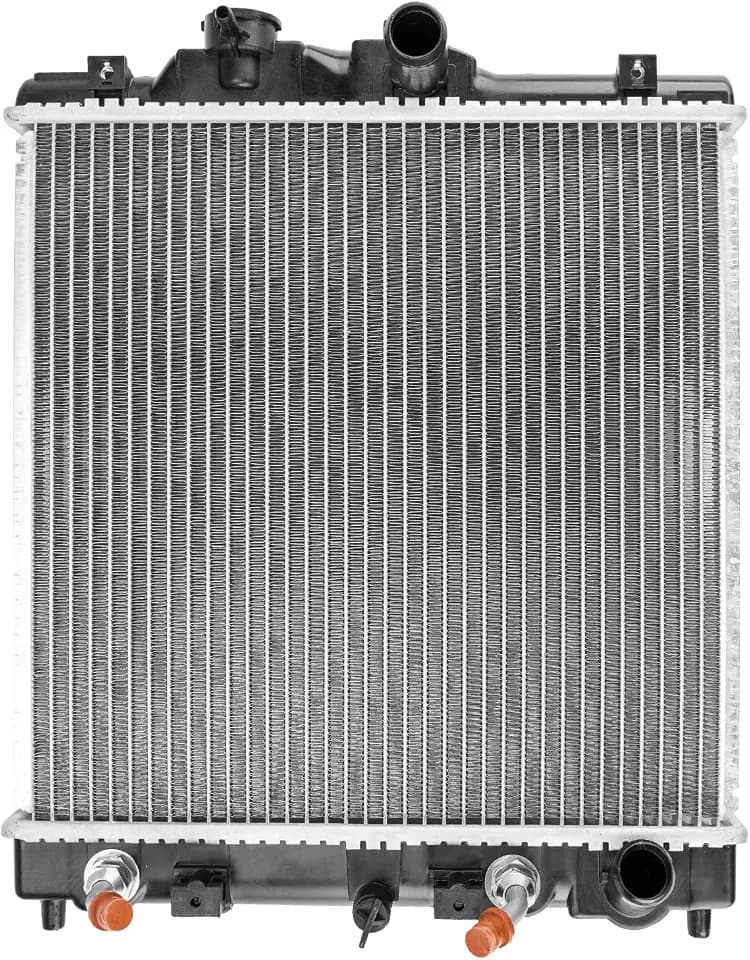 CU1290 Assembly Aluminum Core radiator Compatible with 1992-2000 Civic, 1993-1995 Civic del Sol 1.6L, 1993-1995 Civic del Sol 1.5L, 1996-1997 Civic del Sol