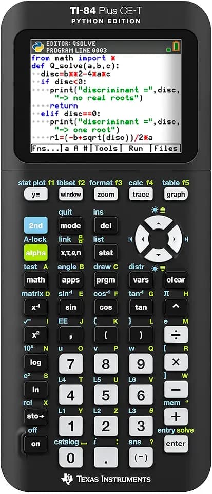 Texas Instruments TI-84 Plus CE-T Python Edition Grafikrechner, schwarz