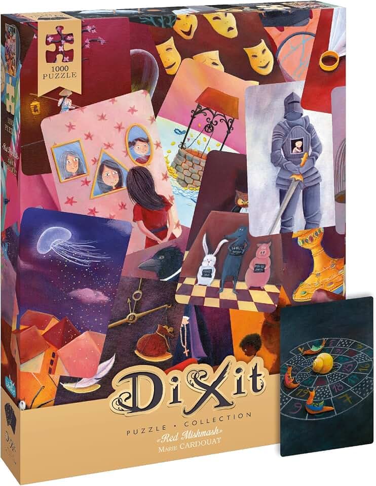 Libellud | Dixit Puzzle Collection | Motiv: Red MishMash | 1.000 Teile | Format: 48 x 68 cm | Ab 14+ Jahren | Sprachneutral
