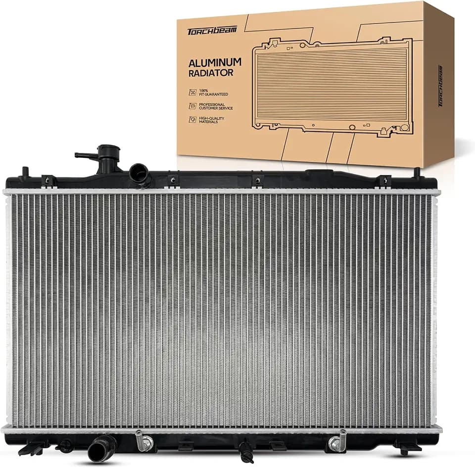 Torchbeam Replacement Engine Radiator for 2007-2009 CR-V Transmission Oil Cooler Included CU13031