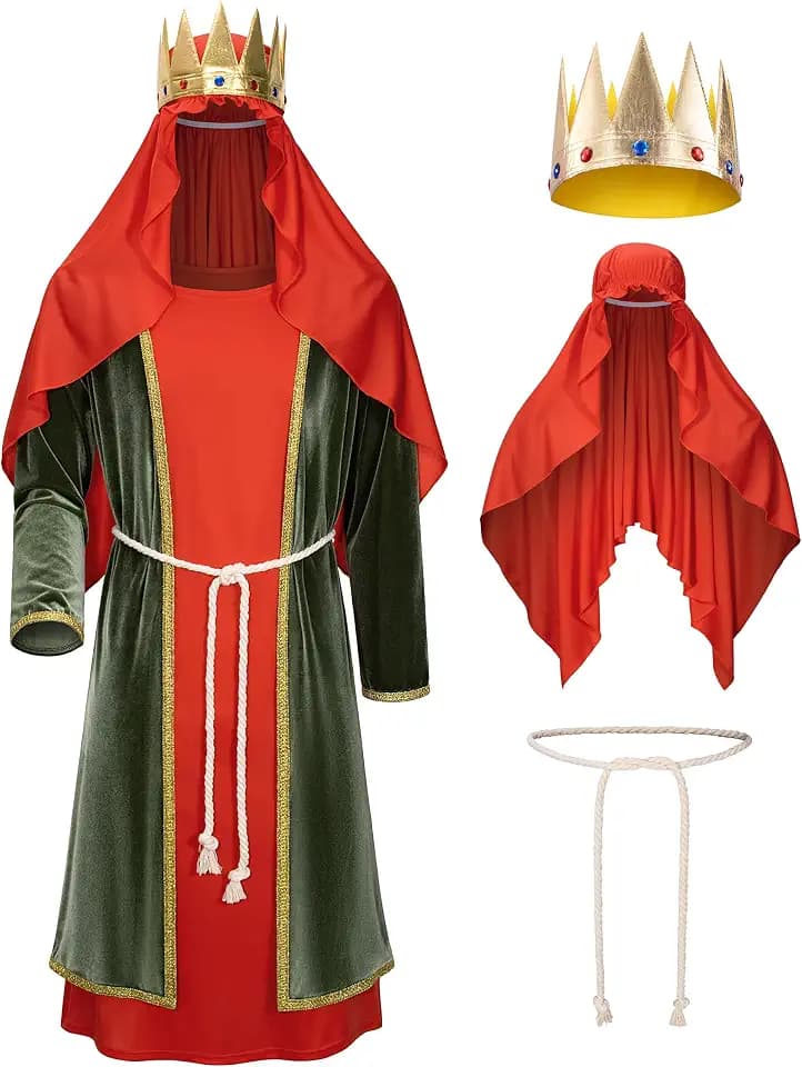 TOKYO REVENGERS Adult 3 Wise Men Costume Biblical Nativity Costume Three Kings Costume For Men Accessories Set