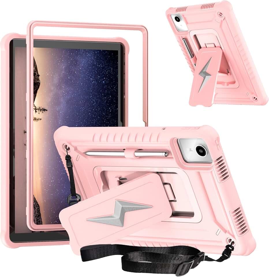 KATUMO Kinder Hülle für Lenovo Tab M11 11 Zoll 2024 TB-330FU/TB-331FC Stoßfeste Robust Schutzhülle,Verstellbarer Faltbarer Ständer für mehrere Neigungswinkel für Lenovo Tablet M11 Cover