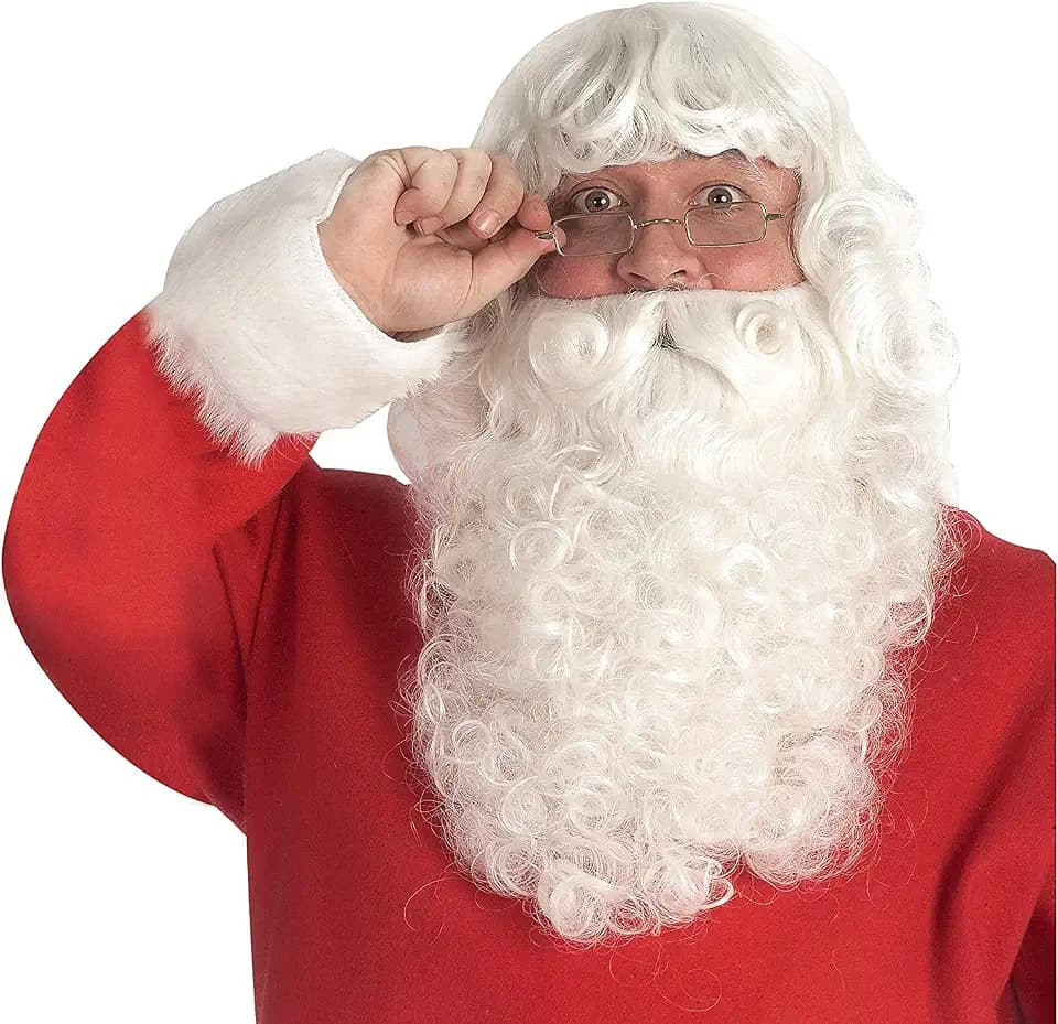 Rubies Costume Co Deluxe Santa Beard And Wig Set