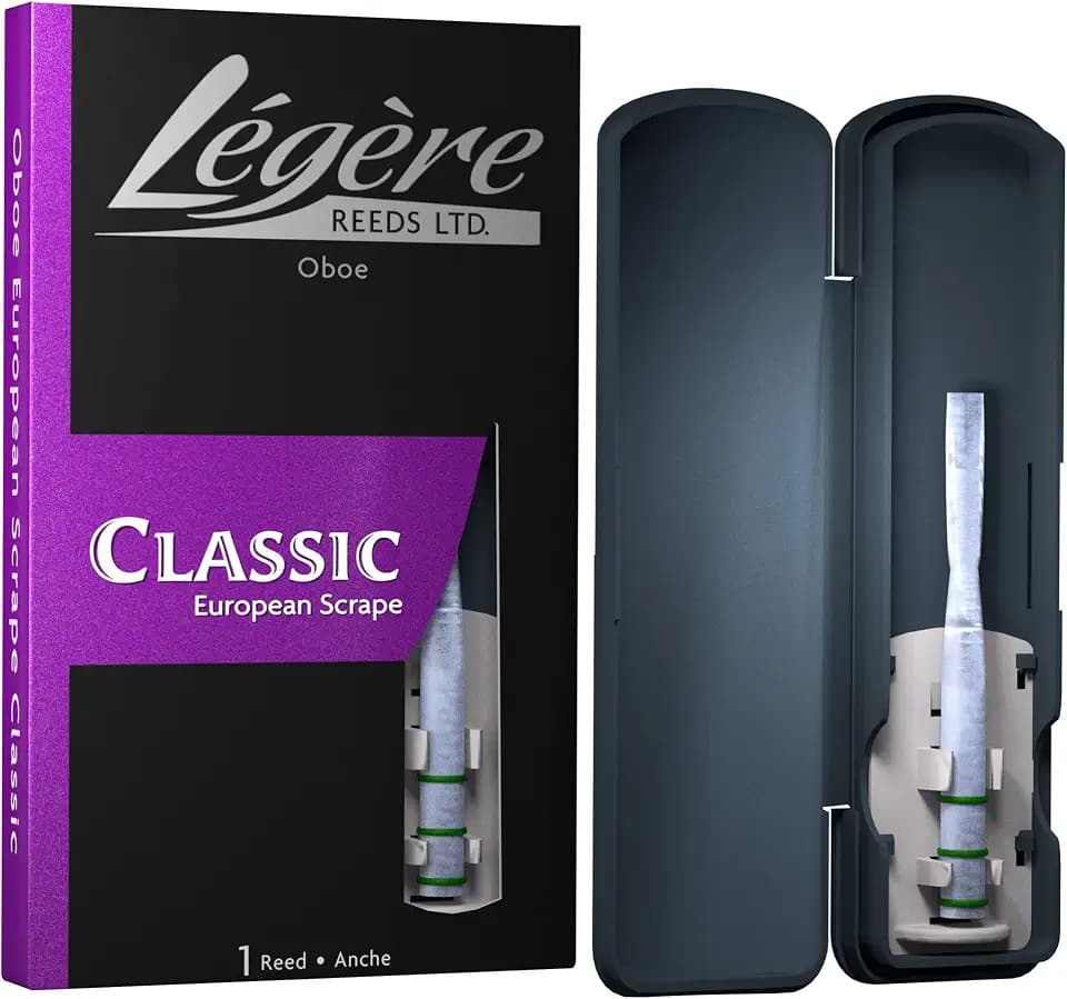 Légère Reeds - European Scrape Oboe Reed, Strength Medium-Soft (DROEMS) - Premium Synthetic Woodwind Reed