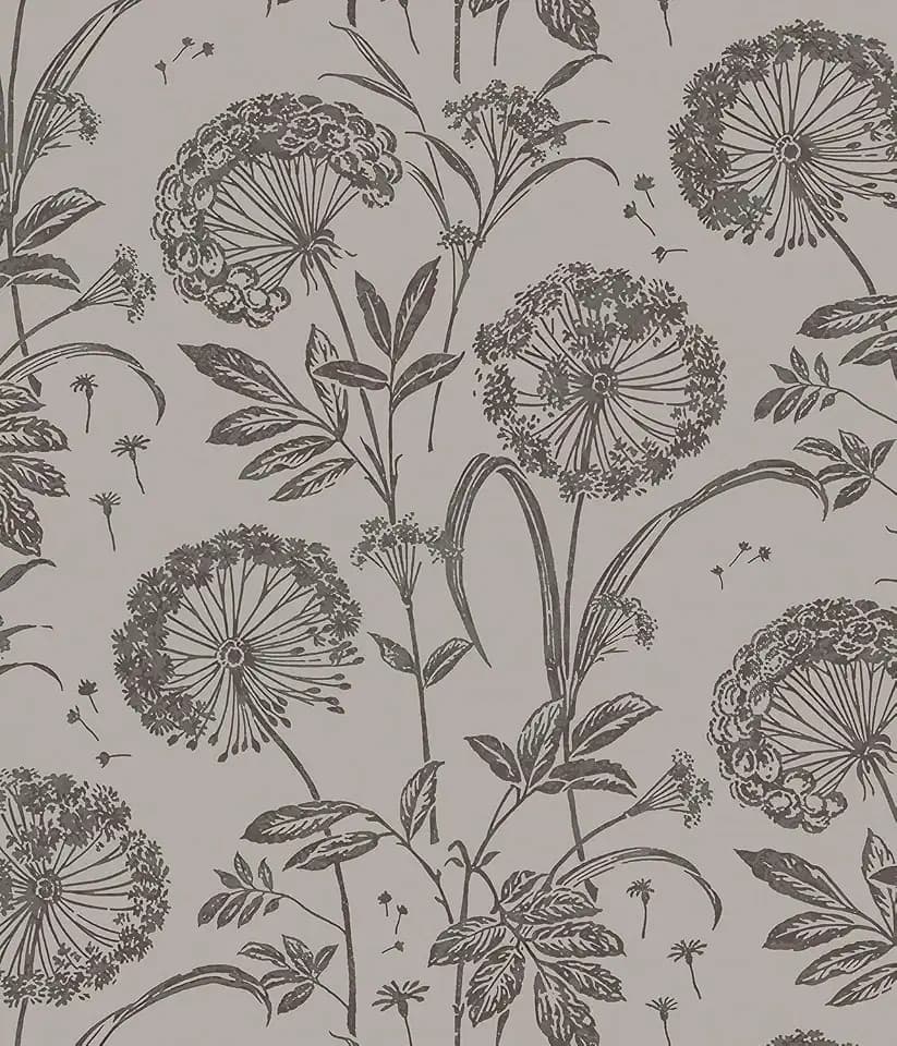 Orainege Vintage Floral Wallpaper Peel and Stick Dandelion Wallpaper