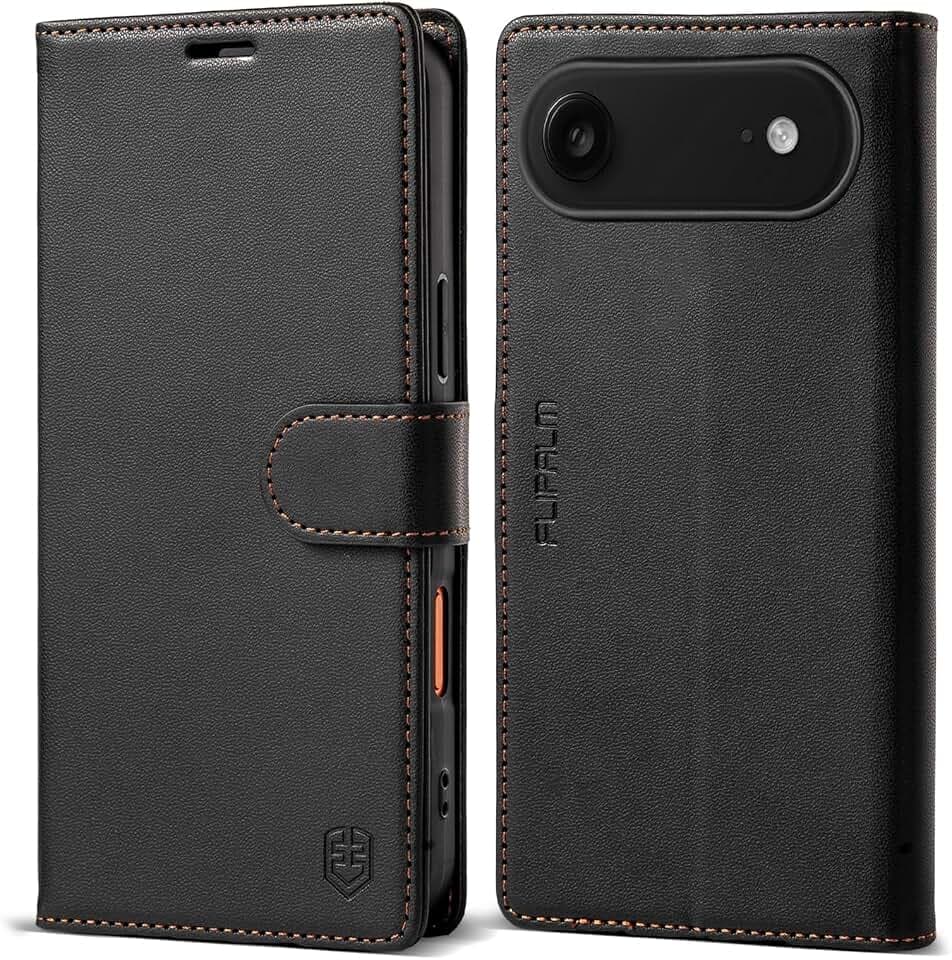 FLIPALM Wallet Case for iPhone 17 Air 6.5'', Black