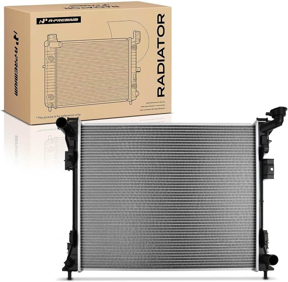 A-Premium Engine Coolant Radiator Assembly Compatible with Dodge, Chrysler