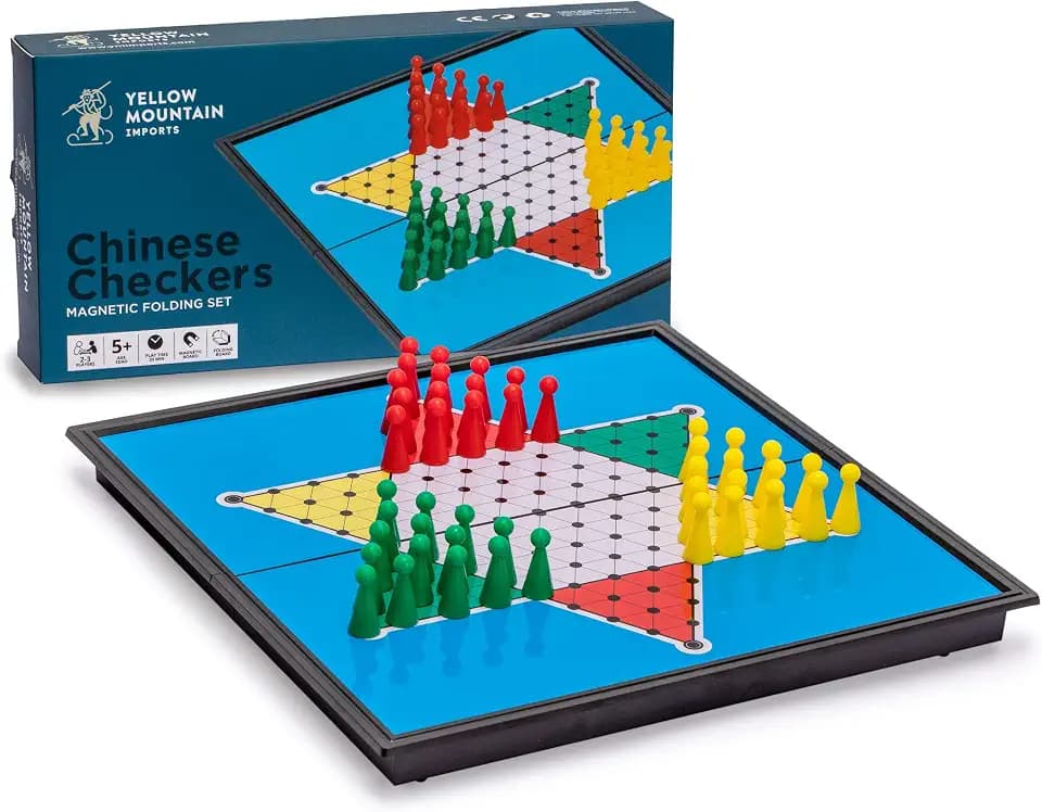 YMI Magnetic Chinese Checkers Travel Set, 9.8 in