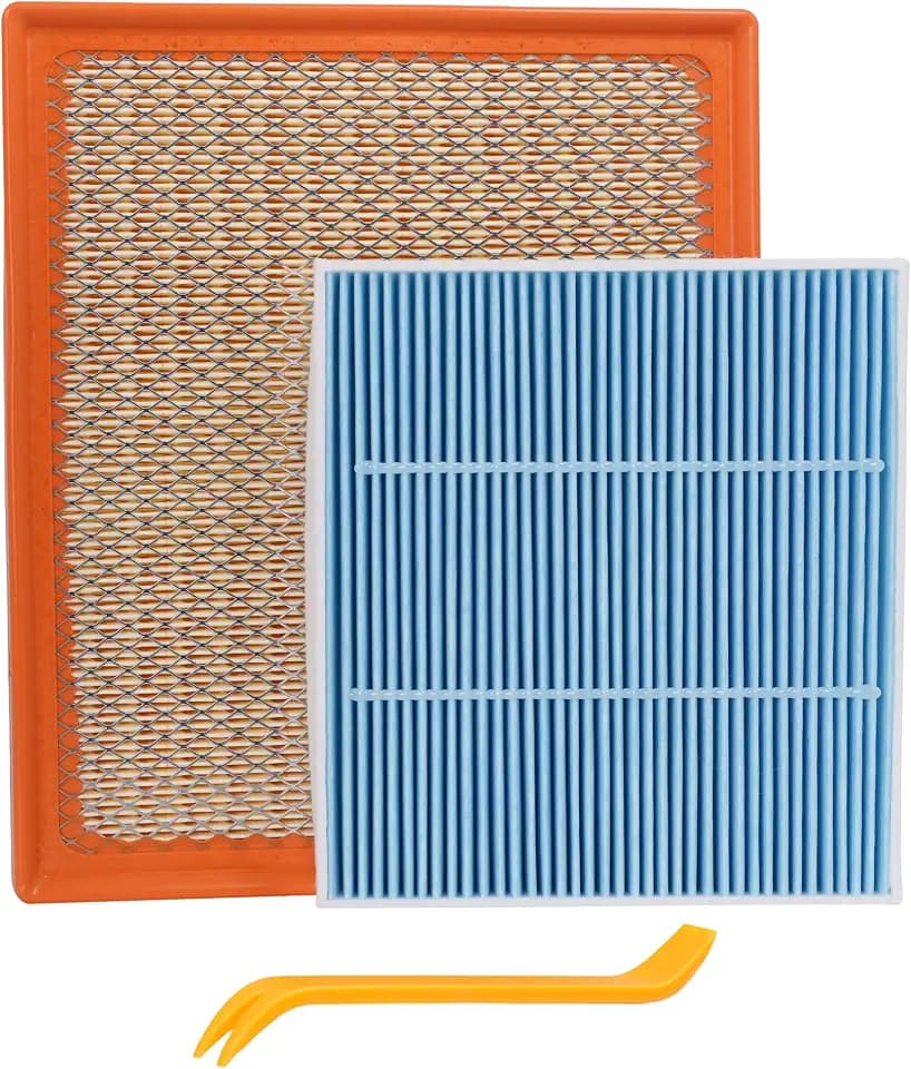 Engine Air Filter&Cabin Air Filter Combo Fits Toyota Tundra 2014-2021 4.6L/5.7L,Sequoia V8-5.7L 2014-2022-CF10285&CA11895