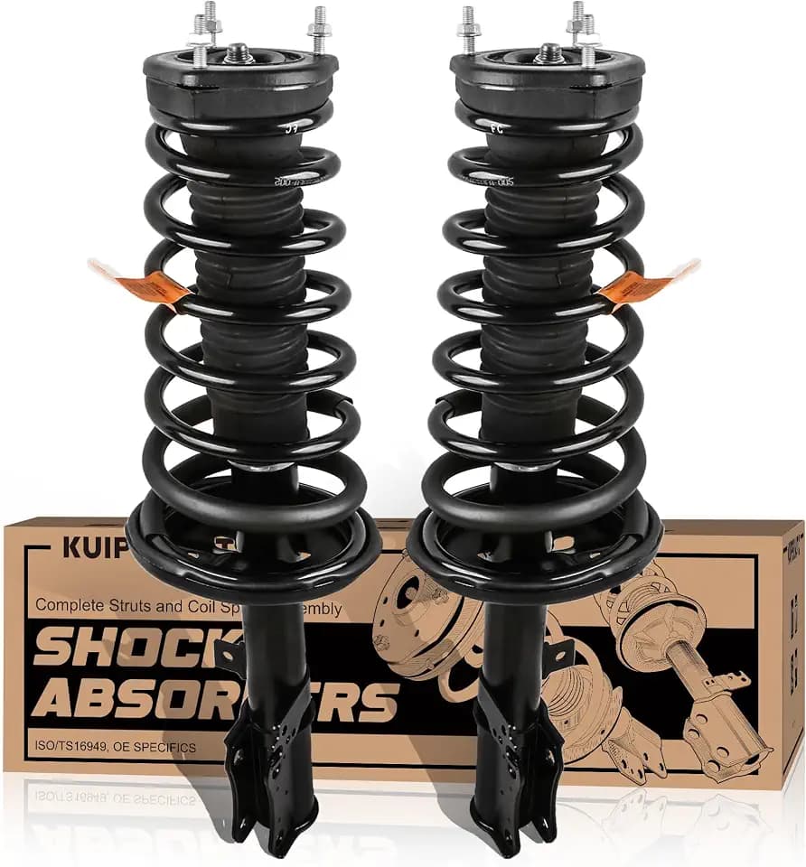KUIPERAUTO 2PCS Rear Complete Strut Assembly 171492 171493 Spring Coil Springs Shock Absorber Compatible for 2002-2003 Lexus ES300/ Toyota Camry