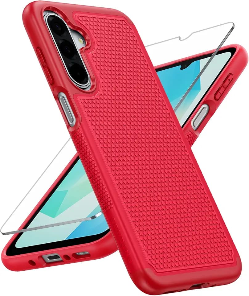 FNTCASE for Galaxy A17/A16 5G Phone Case: Dual Layer Samsung A17 5G Cover