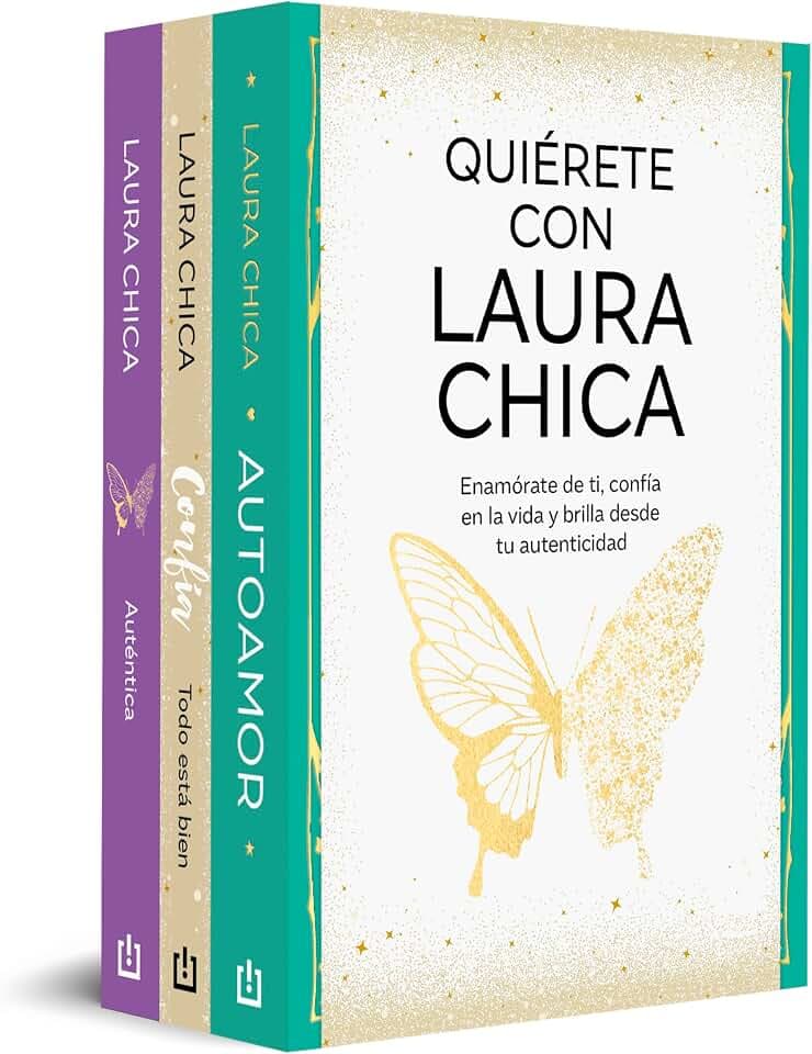 Pack Quiérete con Laura Chica (Contiene: Autoamor | Confía. Todo está bien | Auténtica): Contiene: Autoamor/ Confía / Auténtica/ Self-love / Trust / Authentic (Best Seller | No Ficción)