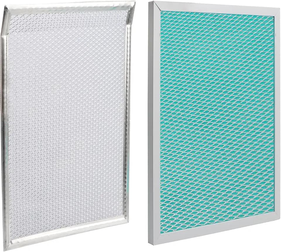2-Pack MERV-8 Washable Air Filter Kit 10-3/4 X 8-3/4 Inch Compatible with Broan Nutone AI Series Ventilators B110H65RS B110H65RT Replace#: SV66133