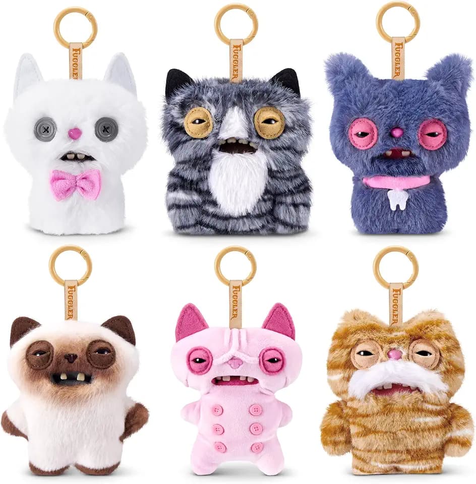 Fuggler Alley Cat Keyring 5 Inch (6 Pack) by ZURU