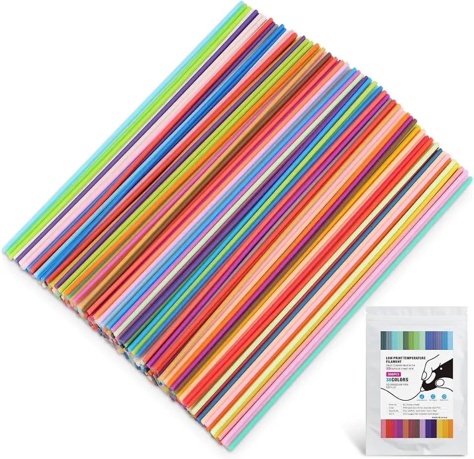 300 Stück 3D-Stift-Filament-Nachfüllpackung für 3doodler Start 3D-Stift