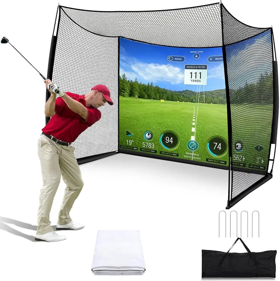 Bltend Heavy Duty Golf Net, 10x7ft/11x8ft Golf Practice Nets for Backyard