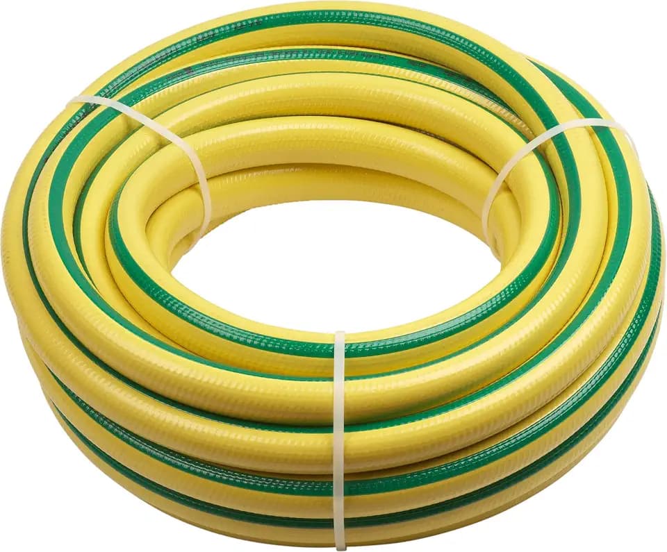 Meister Schlauch Trikotgewebe, 19,05 mm (3/4 Zoll) - 10 m Länge - Zur Bewässerung großflächiger Gärten - Knickfest und Abriebfest - UV-beständig, Gartenschlauch aus Erst-PVC, Wasserschlauch, 9930180