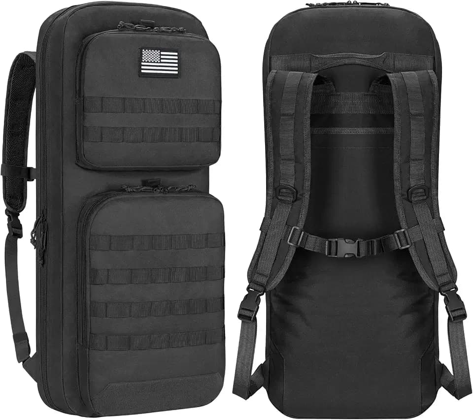 CVLIFE 30" 34" Soft Rifle Case Gun Backpack Bag Covert Bug Out Truck Bag