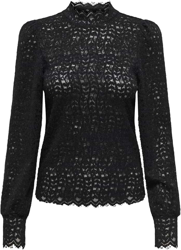 ONLY Damen Onlsvea L/S Mockneck Top Cs JRS Onlsvea L/S Mockneck Top Cs JRS (1er Pack)