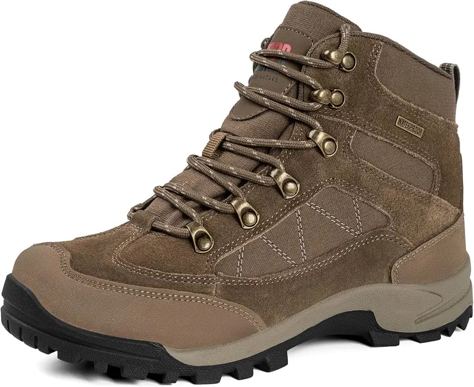 R CORD Hiking Boots Women Waterproof Ankle Support Womens Hiking Boots Backpacking Boots Breathable Non-slip Womens Hiking Shoes Durable Boots for Outdoors