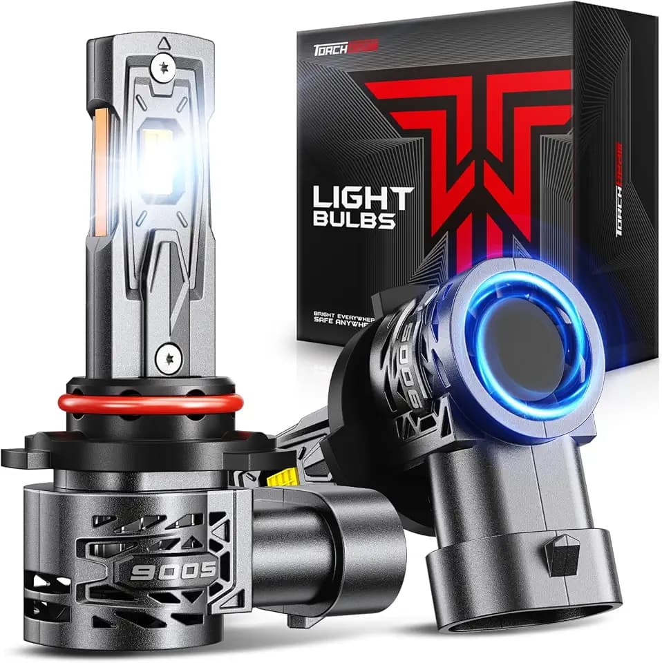 Torchbeam 9005 LED Bulbs, 2026 New Generation, 71000LM 1000% Brighter, 6500K White Lighting, 2-Pack
