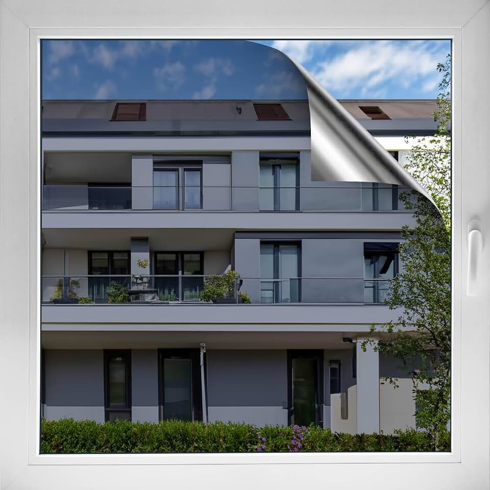 d-c-fix Fensterfolie Spiegel-Sichtschutzfolie 67,5 cm x 1,5 m Blickschutz