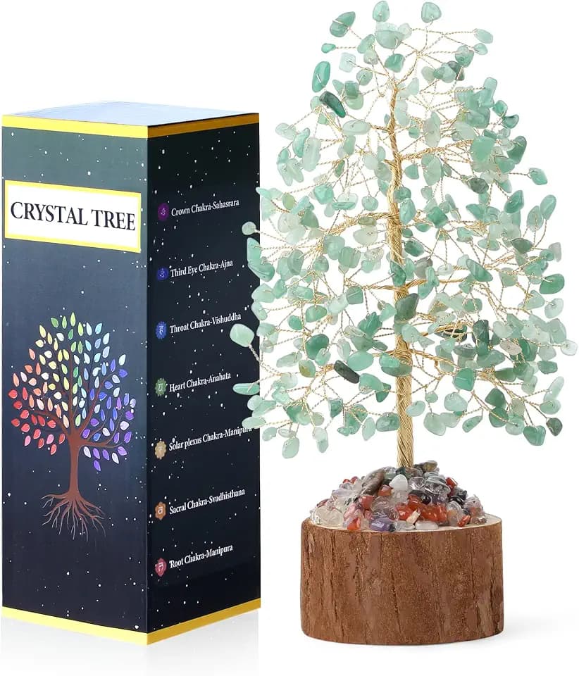 QINJIEJIE Aventurin Kristallbaum Lebensbaum